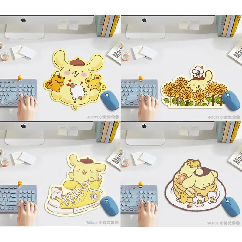 

Pochacco Cute Anime Sanrio Mouse Pad Kawaii Cartoon Pompom Purin Sweet Rubber Pad Table Pad Thickened Non-Slip Birthday Gift