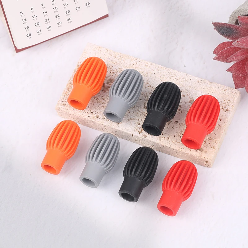 

1Pair 33x15mm Drum Stick Head Rubber Sleeve Caps Silicone Drumstick Mute Damper practice tips drumstick head rubber sleeve