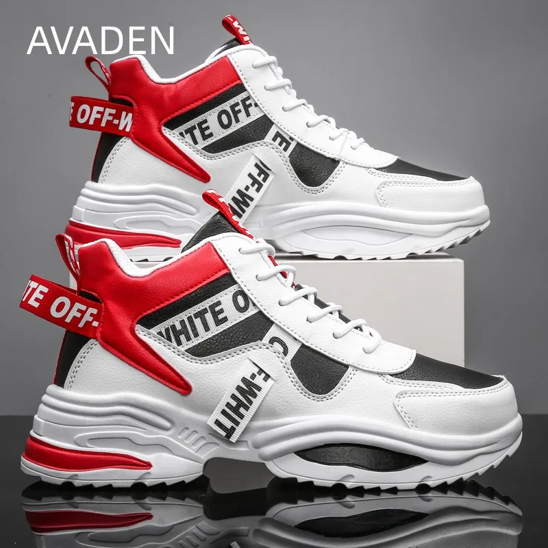 New In High Top Running Shoes Round Toe Platform Shoes Casual Fashion For Men Sneakers Best Sellers In Products