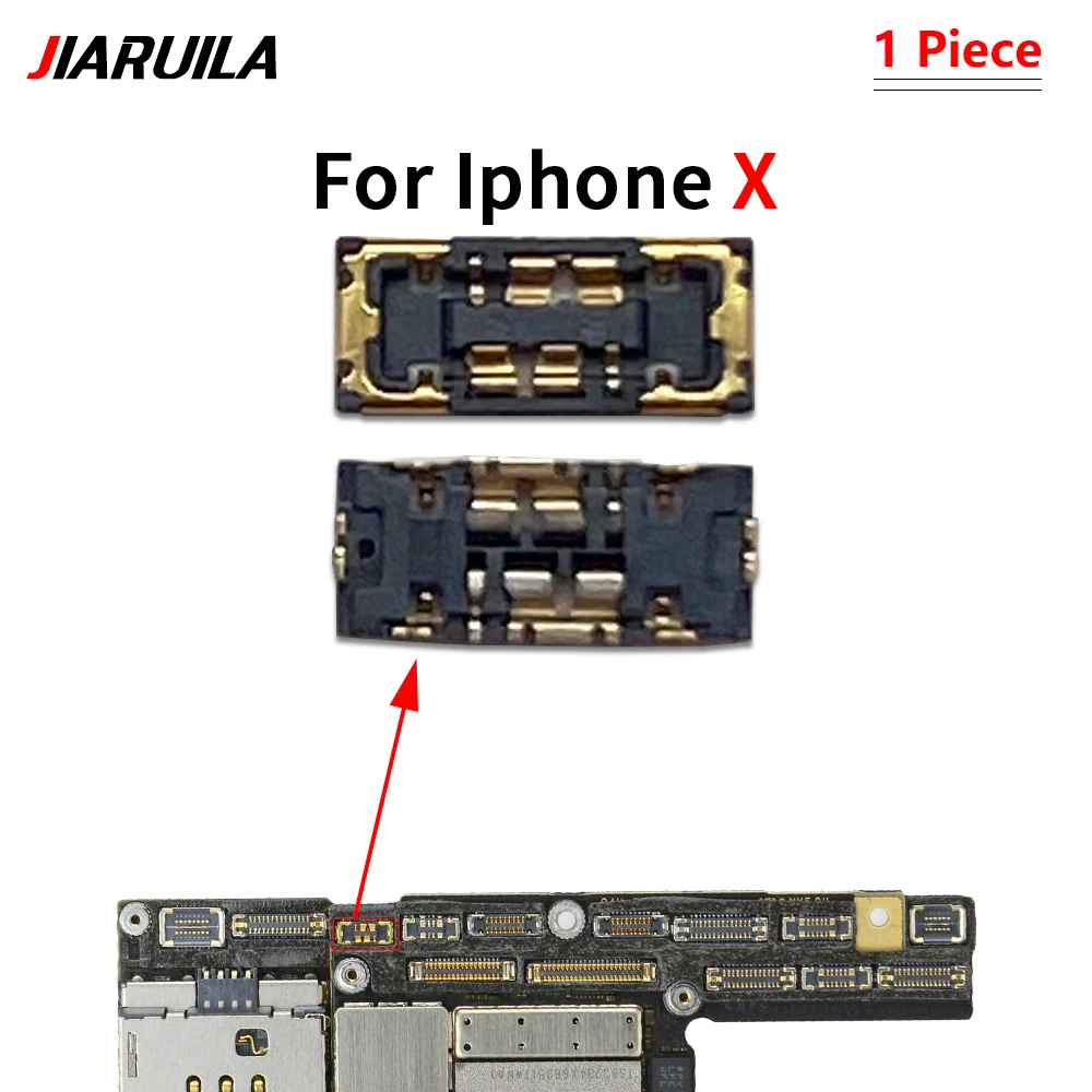 Разъем для аккумулятора FPC Iphone 11 Pro Max Se 2020 X XR XS внутренний на плате зажим штекер