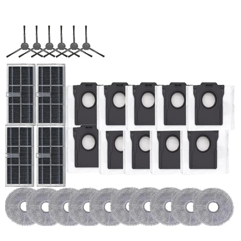 

Filter Mop Rag Dust Bag Filter Accessories Plastic Sweeping Robot Accessories For Bot Dreame X30 X30pro Ultra X30pro Plus