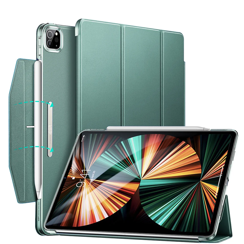 

Case for iPad mini 6 Pro 11 12.9 Ascend Trifold Hard Back tective