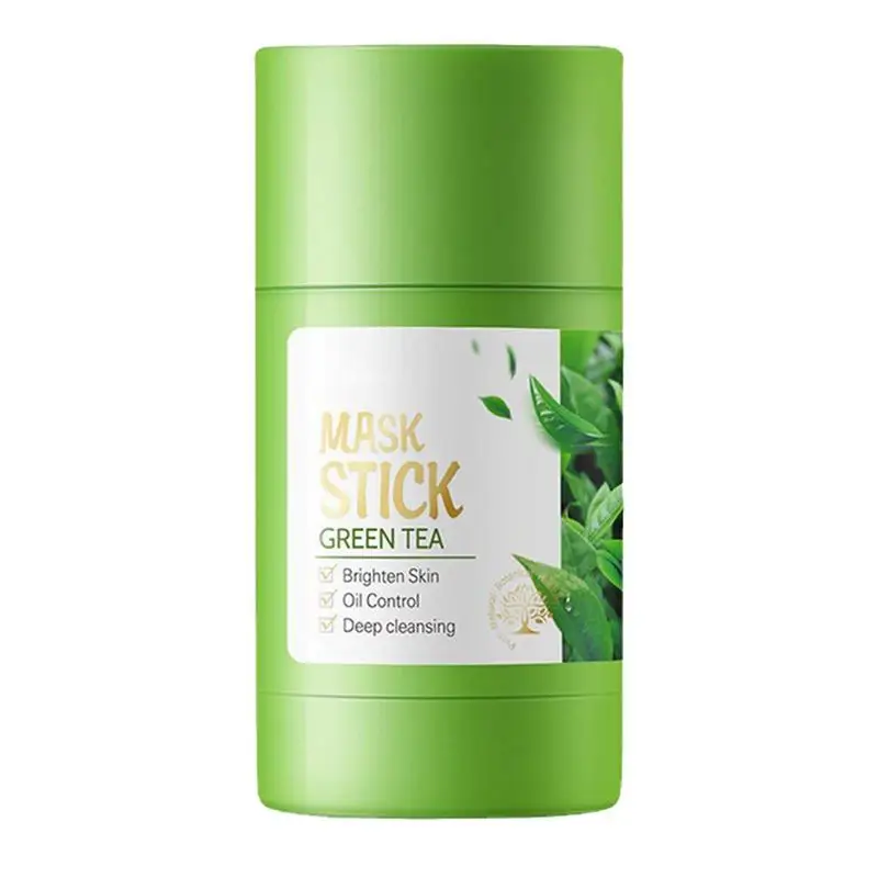 

Зеленая чайная палочка, маска для зеленого чая, женская, глубокое очищение, удаление черных точек, увлажнение для лица, контроль жирности