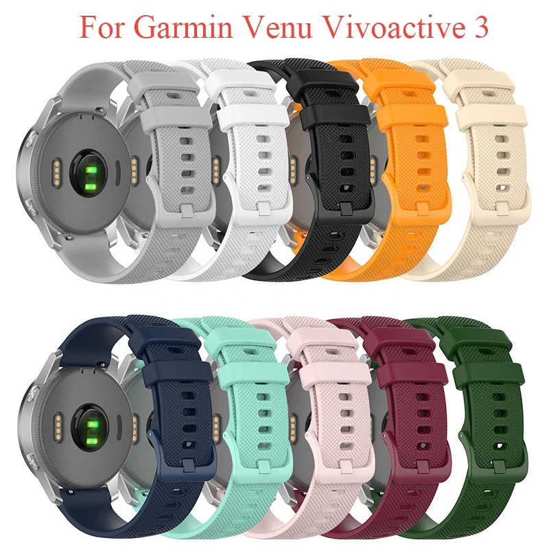 

Для Garmin Vivoactive 4s ремешок Garmin Vivoactive 3 CAME 2/2s/Sq Vivoactive 4 Forerunner 645 245m силиконовый ремешок для часов аксессуары