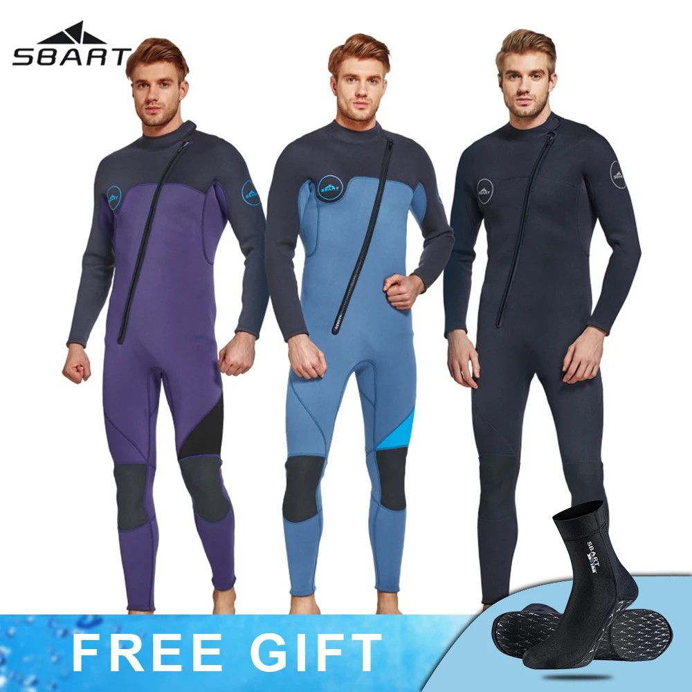 

Neoprene Wetsuit 3mm Men Scuba Diving Keep Warm Wetsuits One-Piece Swimsuits Surfing Kayaking Long Sleeve Swimming Rash Guards