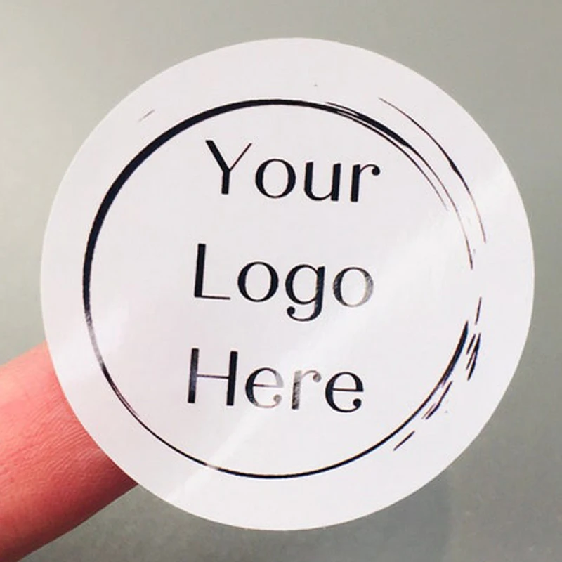 

500pcs Custom Sticker and Customized Logos Wedding Birthdays Baptism Stickers Design Your Own Personalize Stickers