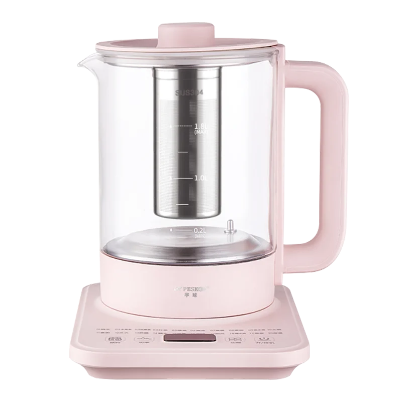 

Electric Glass Kettle Fully Automatic Multi-functional Tea Brewer Health Pot Teapot Flower Tea Pot Kitchen Appliance