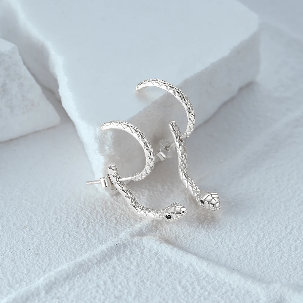 Женские серьги из серебра 925 пробы 18 К