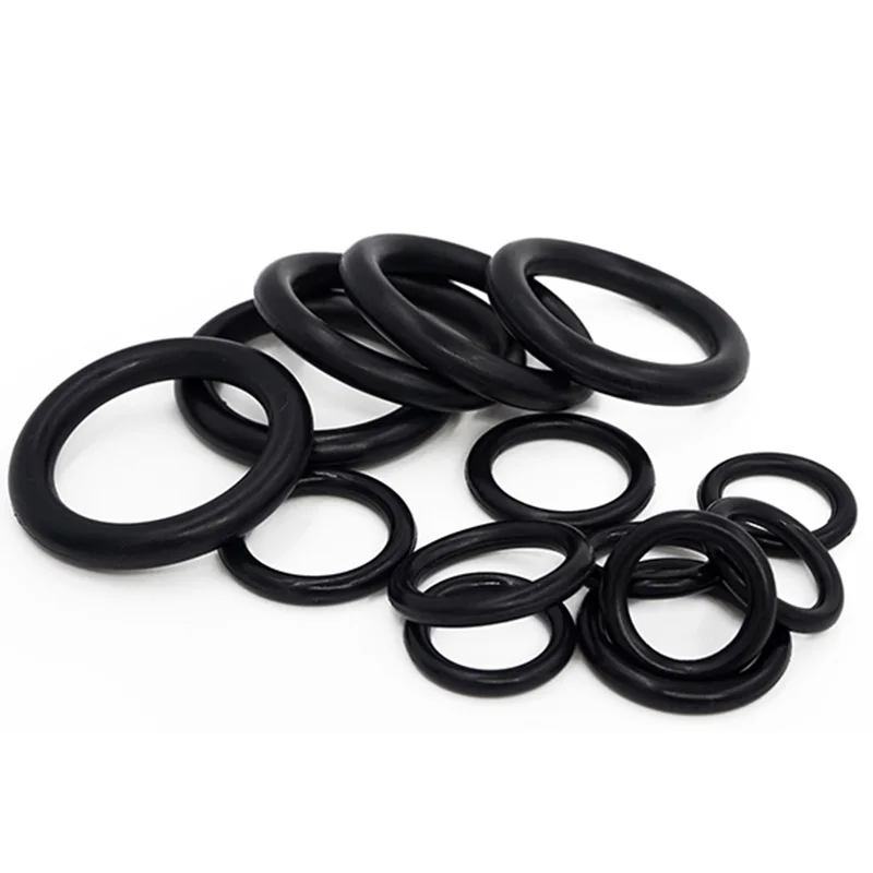 

Black NBR O Ring Seal Gasket Thickness 5mm OD18-250mm Wear Resistant Automobile Petrol Nitrile Rubber O Ring Waterproof