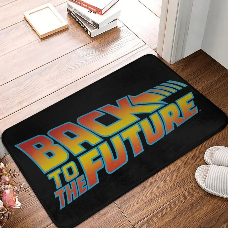 Retro Back To The Future Doormat Anti-Slip Bath Kitchen Mat 