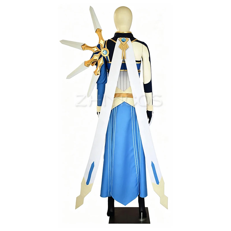 Фото Костюм для косплея Асады Шино из аниме Sword Art Online Alicization SAO, костюм Богини Солнца, наряд для Хэллоуина для женщин №4