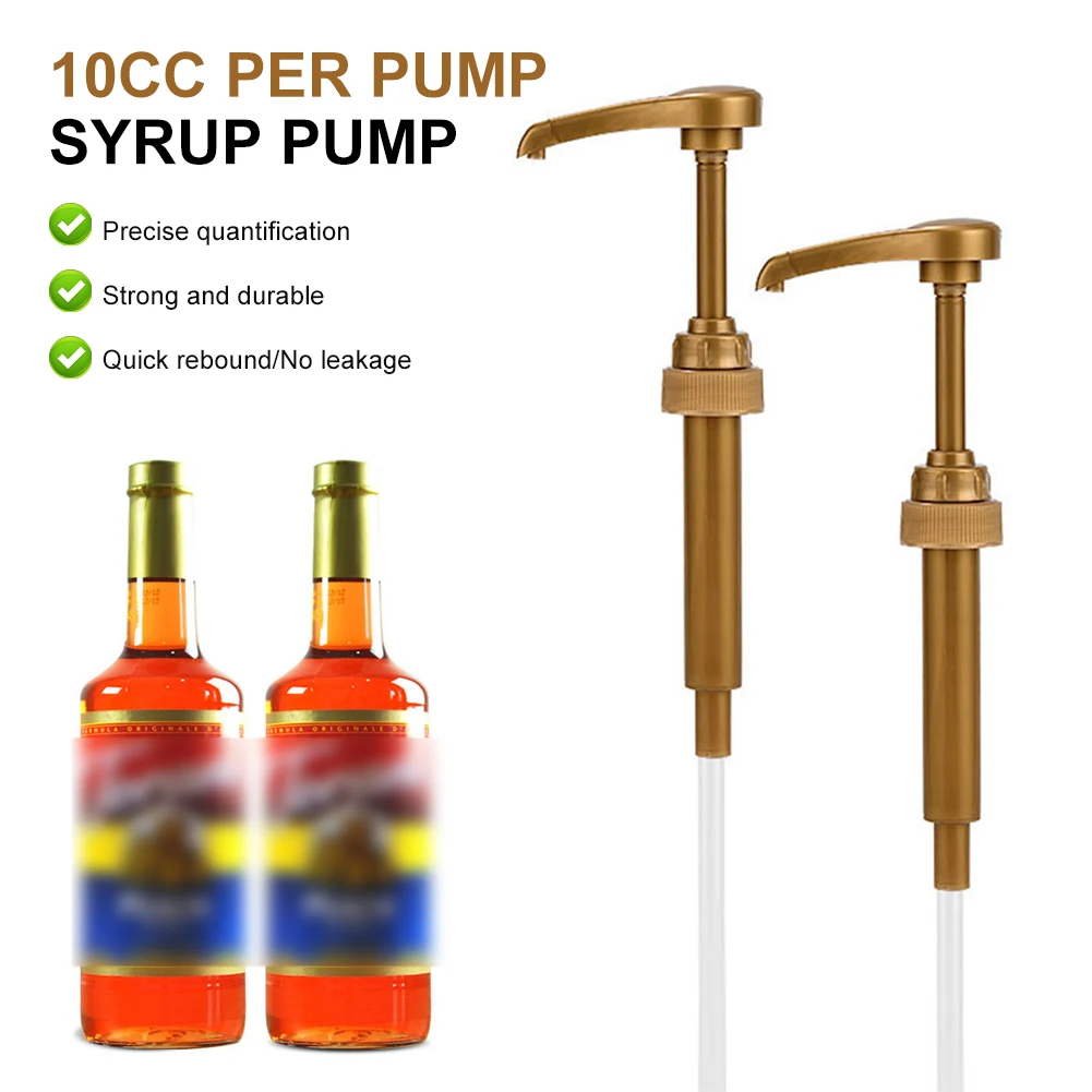 

1Pc Plastic Syrup Pump Liquid Dispenser For Monin 10ml Push-type Juice Bottle Dispenser Pump Home Kitchen Bar Accessories