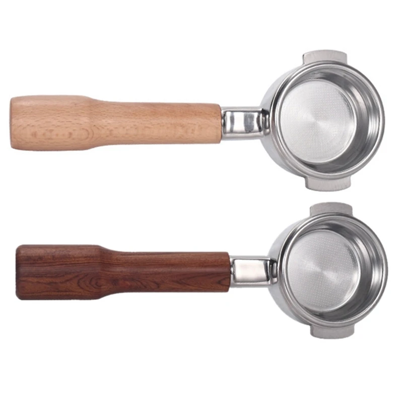 

58Mm Coffee Bottomless Portafilter Stainless Steel 2 Ears Filter Bottomless Stainless Steel Filtering Handle