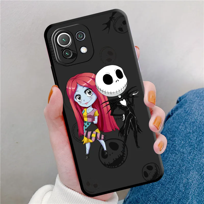 Чехол Jack Nightmare Skellington для Xiaomi Poco X3 NFC X5 X4 Pro 11 Lite 11T 10T 12 13 F3 F1 C40 M3 M4 M5 Soft Funda Phone Cover