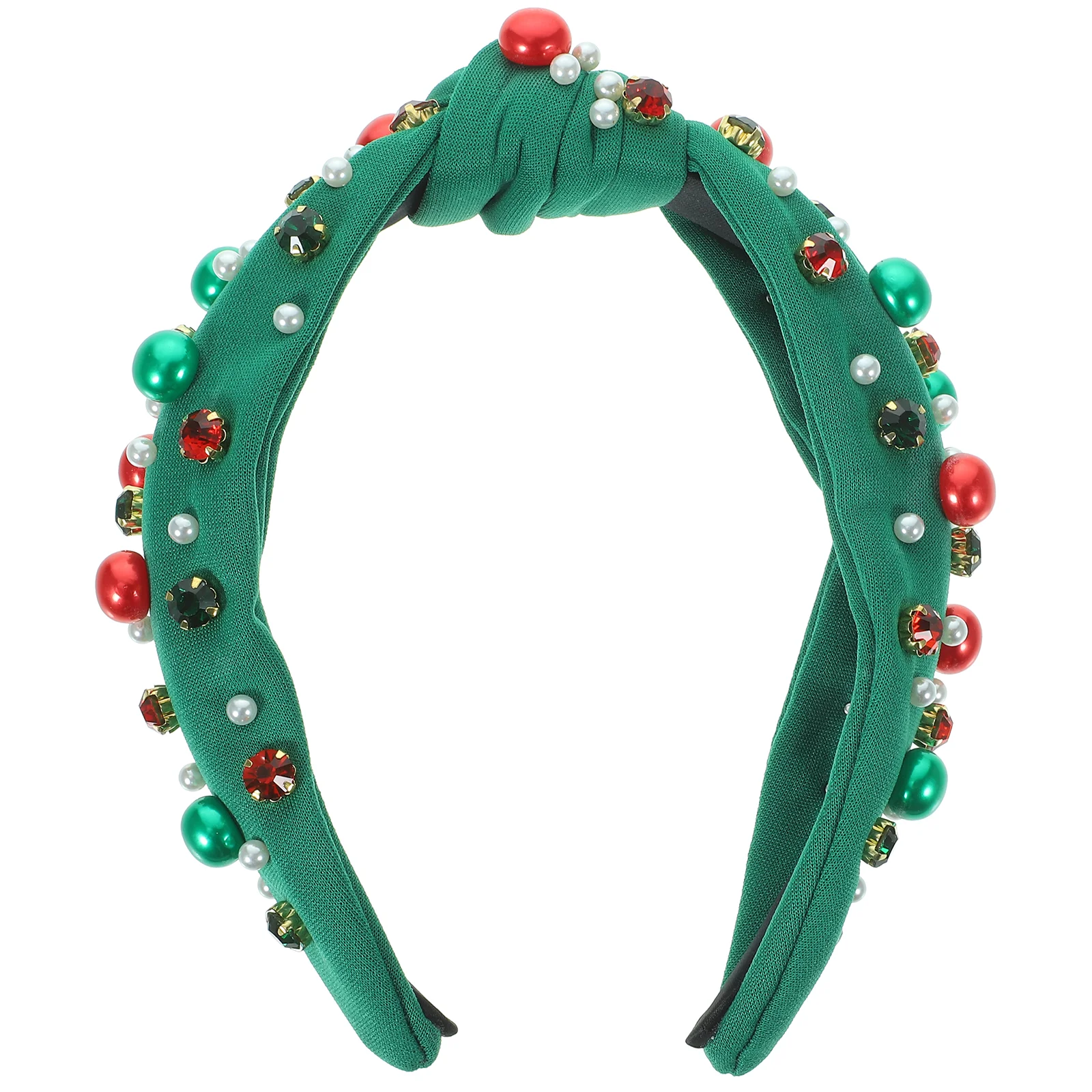

Pearl Knotted Headband Christmas Headbands Girl Headpiece for Women Jewelry Wide Girls Fabric Hairbands Miss