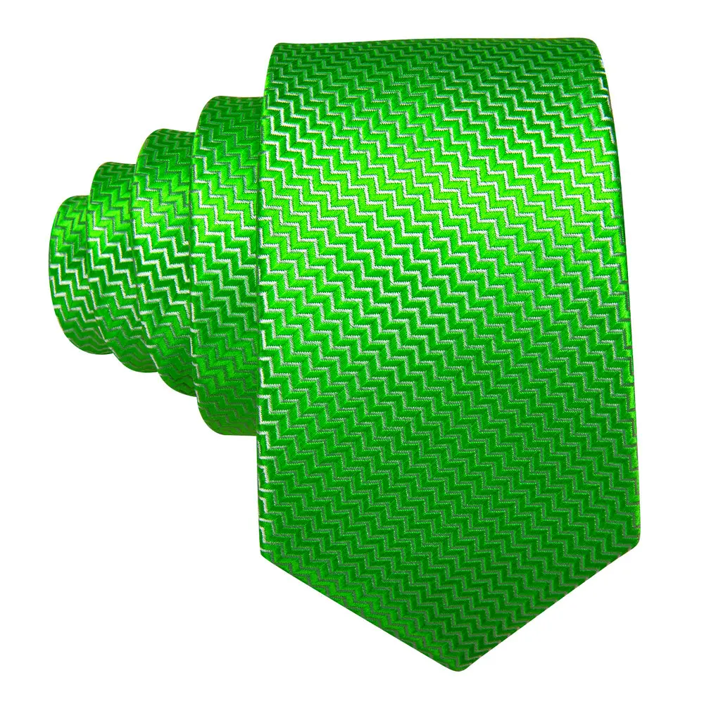 Рисунок 3 - Шелковый галстук с зелеными листьями для мужчин