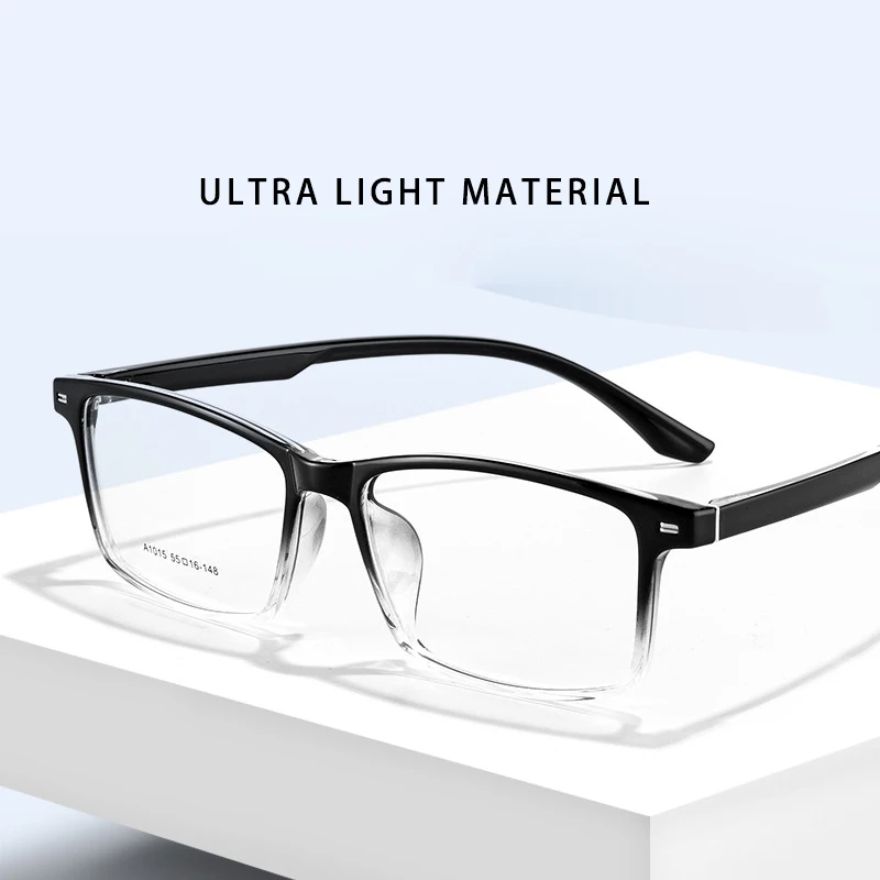 

MOMOJA Retro Fashion Business Ultra Light TR90 Square Spectacle Optical Prescription Glasses Frame Man Woman Eyeglasses A1016