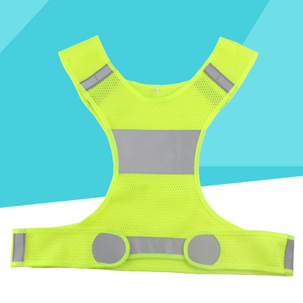 

Reflective Comfy Vest for Running Cycling Adjustable Waist Runing Gear for Jogging Biking Motorcycle Walking Yellow