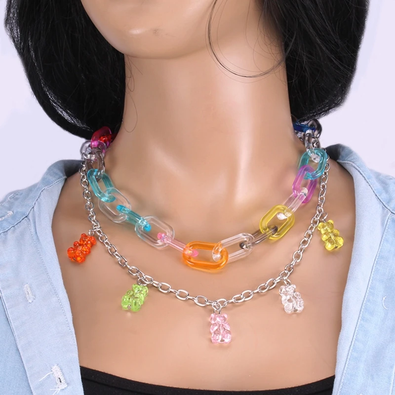 Женская цепочка на талию в стиле панк прозрачный кошелек из сплава брелок