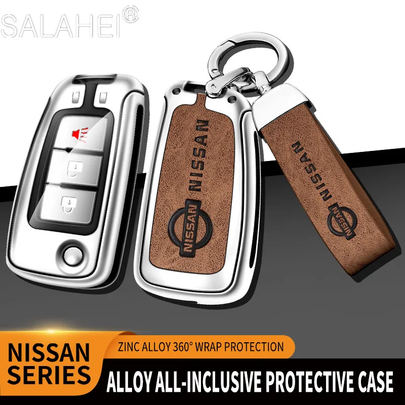 

Zinc Alloy Car Key Case Cover Fob Shell For Nissan X-Trail Juke T32 Rogue F15 Qashqai Tida Murano Maxima Quest Juke Accessories