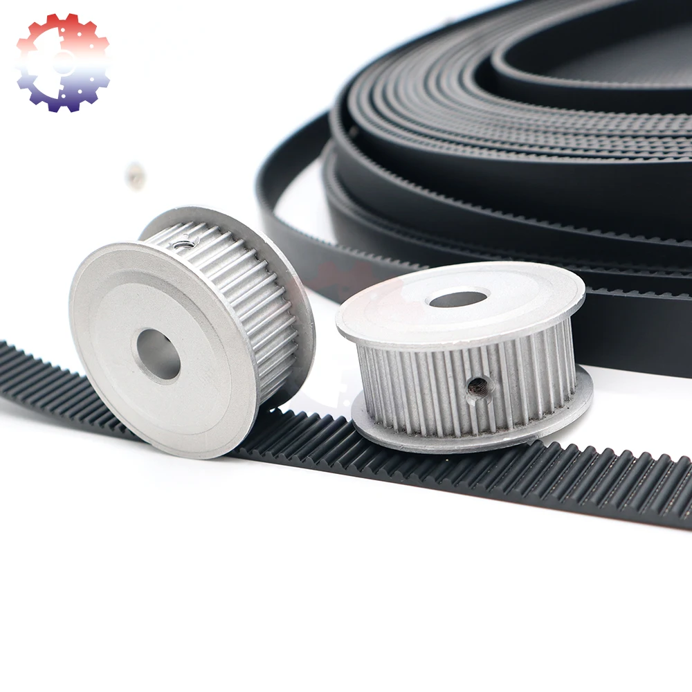 Зубчатый шкив GT2 45 зубьев 2 м для синхронного принтера Ширина ремня 6 10 мм диаметр 5