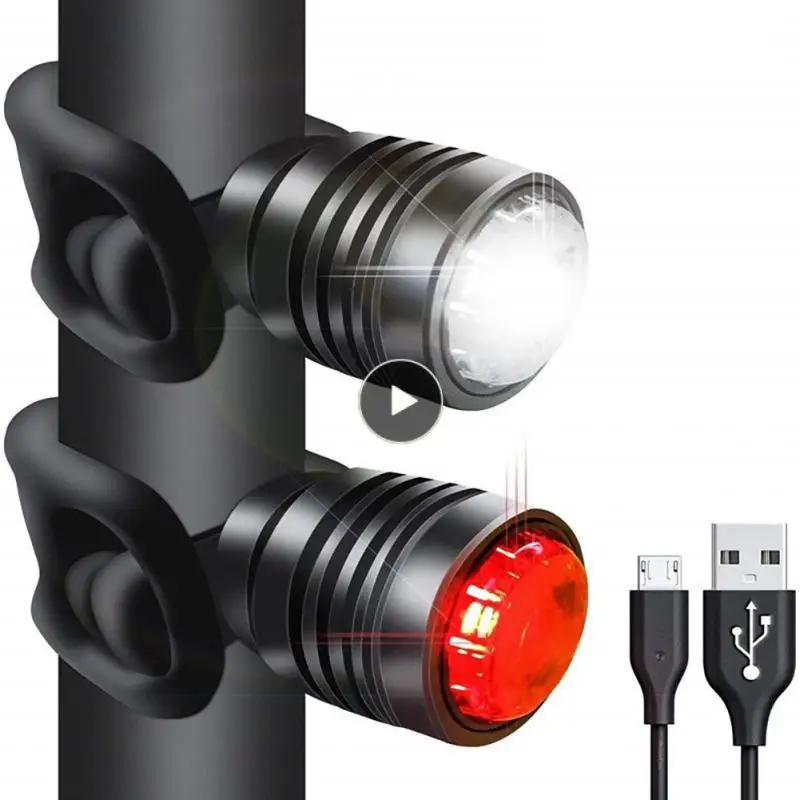 

Fast Charge Mtb Bike Lamp Waterproof Usb Rechargeable Bike Rear Light 3 Gear Lighting Modes Bicycle Taillights Warning Light