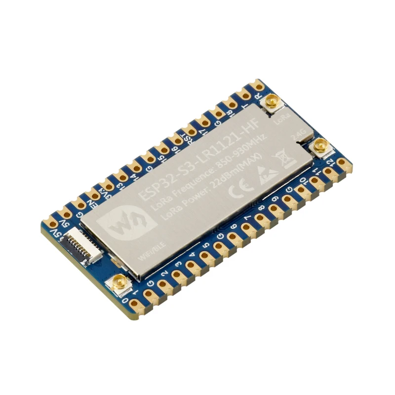 Фото Плата разработки Waveshare ESP32-S3 LoRa LR1121 с RF-чипом третьего поколения, поддержка Sub-GHz/2.4GHz LoRa ESP32-S3-LR1121-HF №3