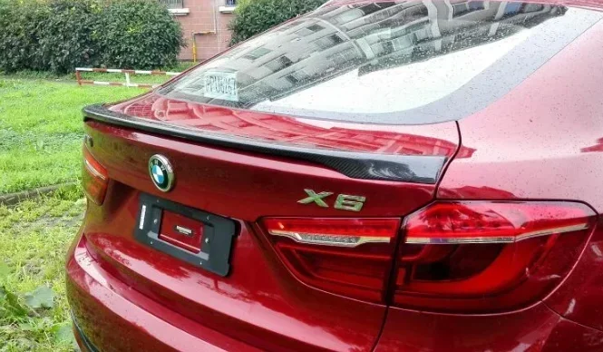 BMW F16 Автомобильный задний спойлер багажника комплект кузова глянцевый черный