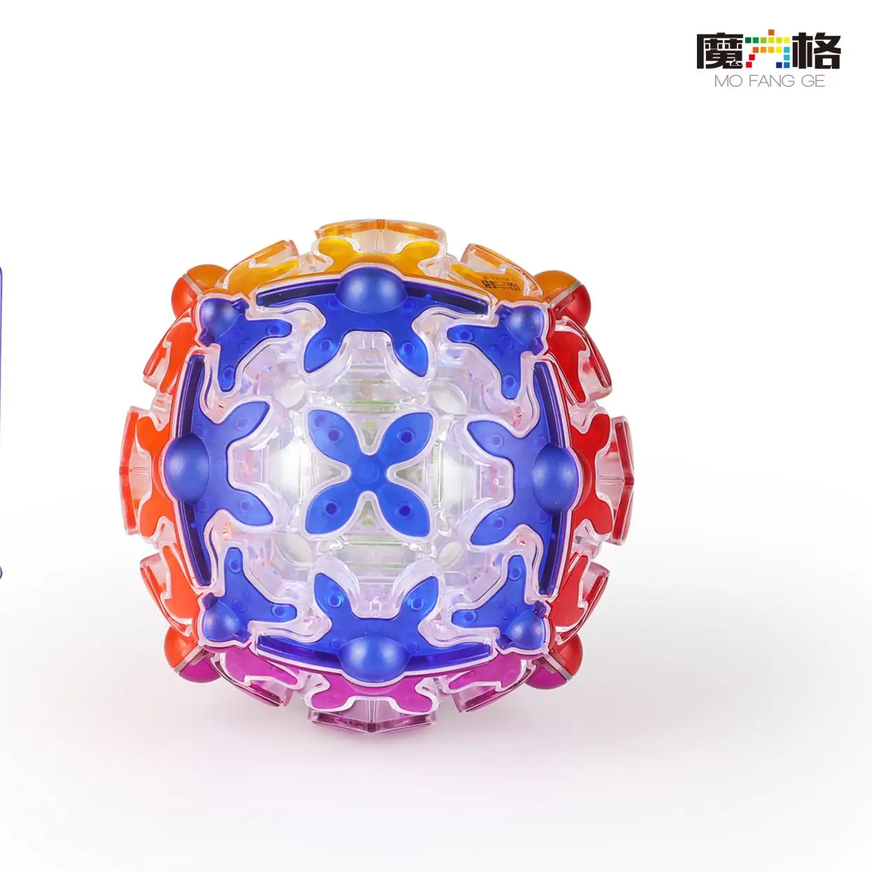 

Волшебный куб QiYi 3x3x 3 Gear Пирамида Cylinger развивающая крученая игрушка подарок Профессиональная игра прозрачная для детей и взрослых