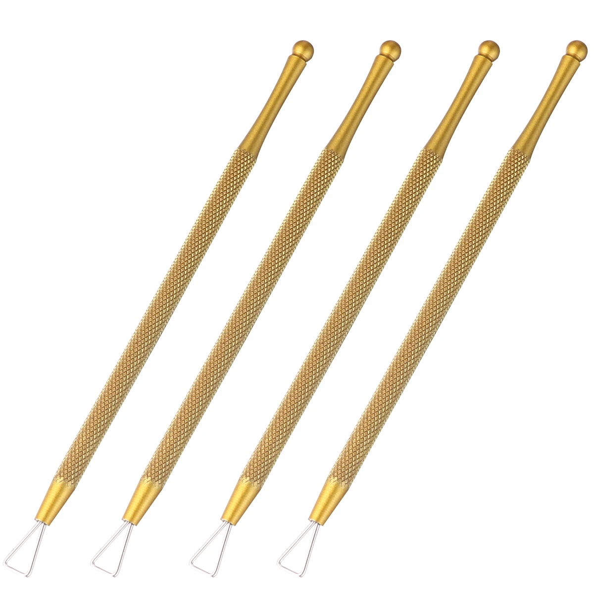 

4 шт. Толкатель для кутикулы из нержавеющей стали, очиститель для кутикулы, скребок для удаления гель-лака, инструмент для удаления лака для ...