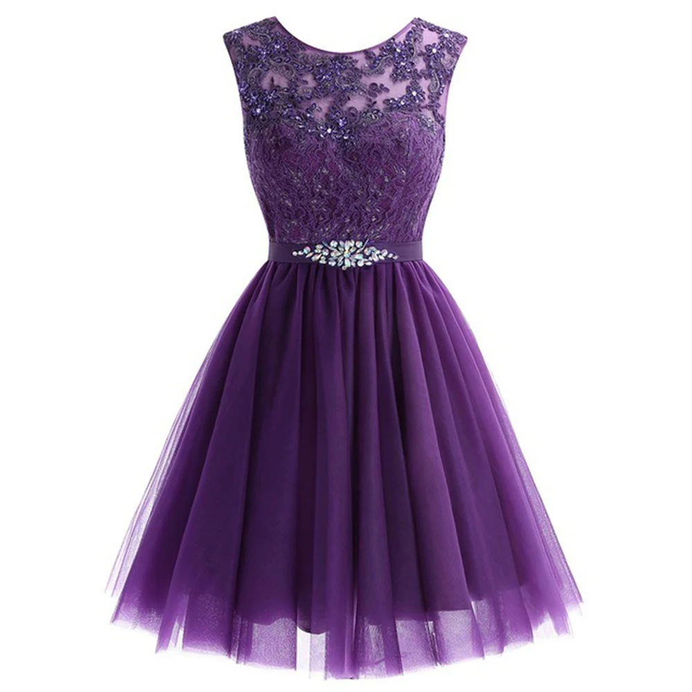Короткие платья для встречи выпускников по индивидуальному заказу с круглым