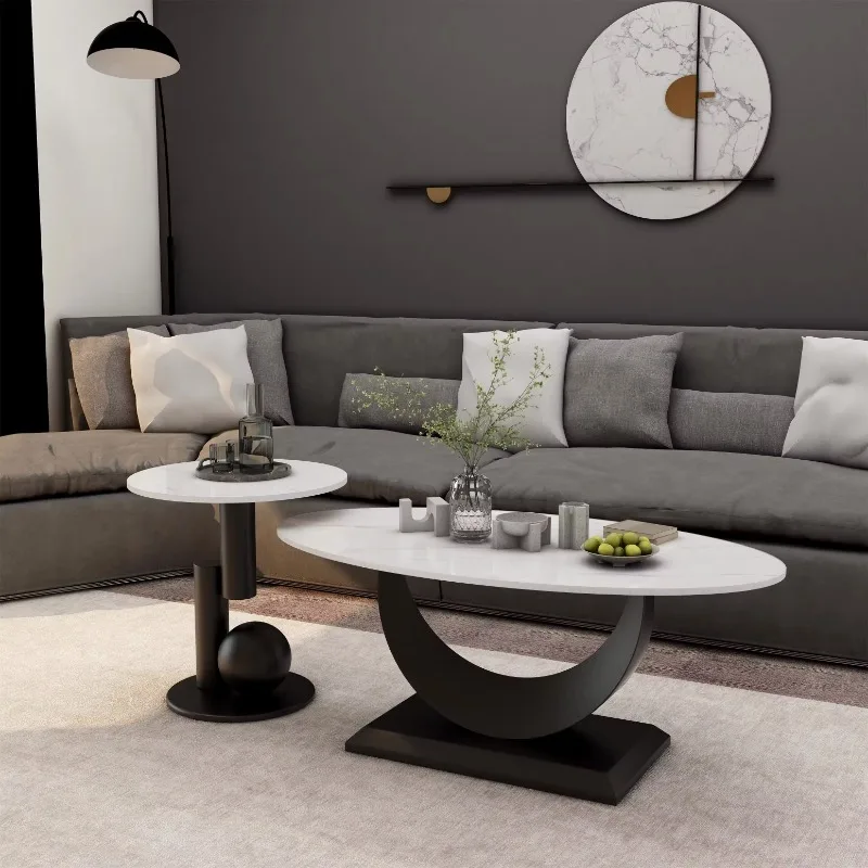 

Дизайнерский роскошный кофейный столик для гостиной, современные премиум-класса, кофейные столики, минималистичные уникальные аксессуары Koffietafels House