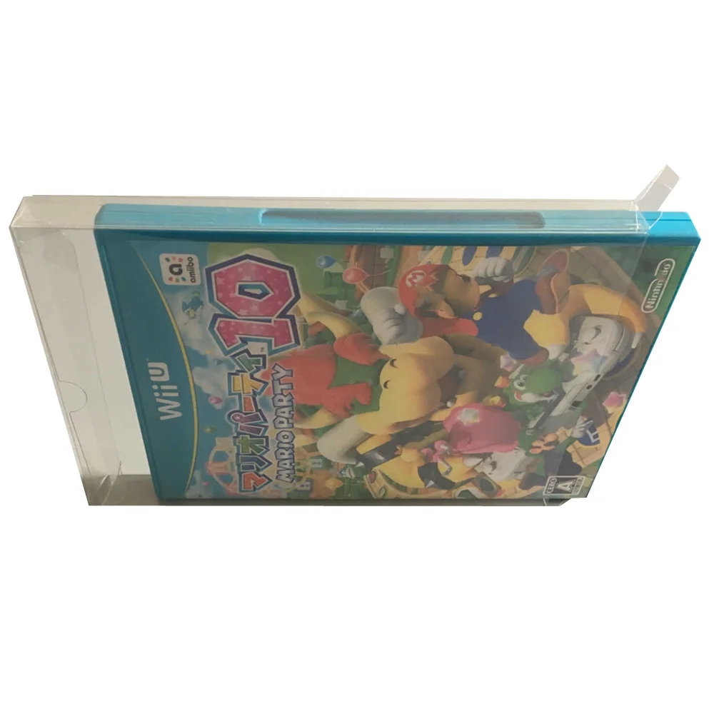 Collection Display Box For Wii U/Nintendo We&You Game Storage Transparent Boxes TEP Shell Clear Collect Case