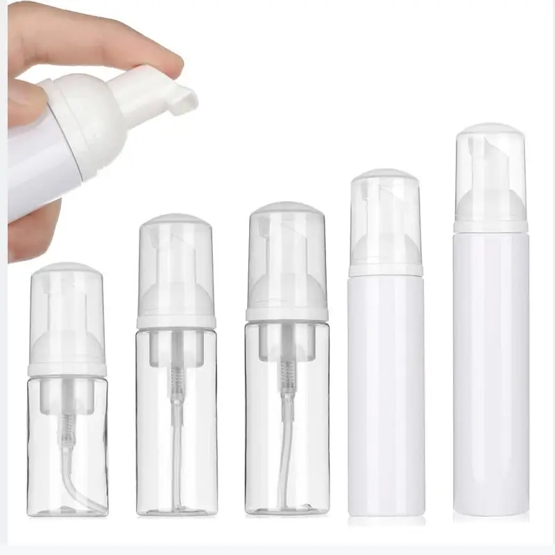 

16pcs/lot Plastic Foam Pump Bottle Refillable Empty Cosmetic Container Cleanser Soap Shampoo Foaming Travel Dispenser Bottles