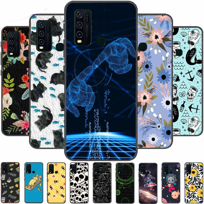 

Tpu Phone Case For Vivo Y30 1938 Cover Silicone Soft TPU Phone Covers For Vivo Y50 1935 Y30 Y30i Cases Bumper VivoY30 VivoY50