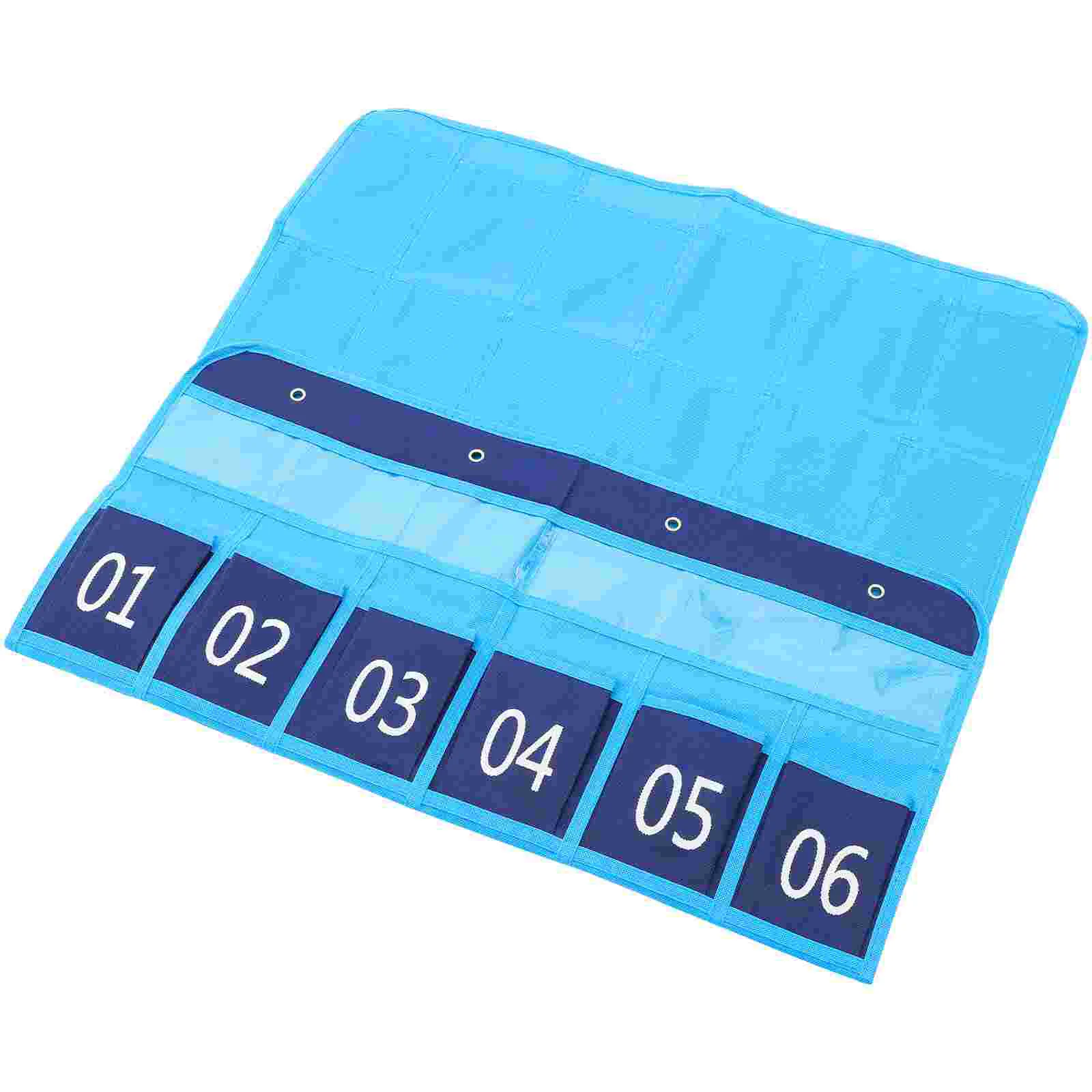 

Classroom Mobile Phone Bag Numbered Pocket Organizer Wall Mount Shoe Rack Door Hanging Calculator Holder Chart