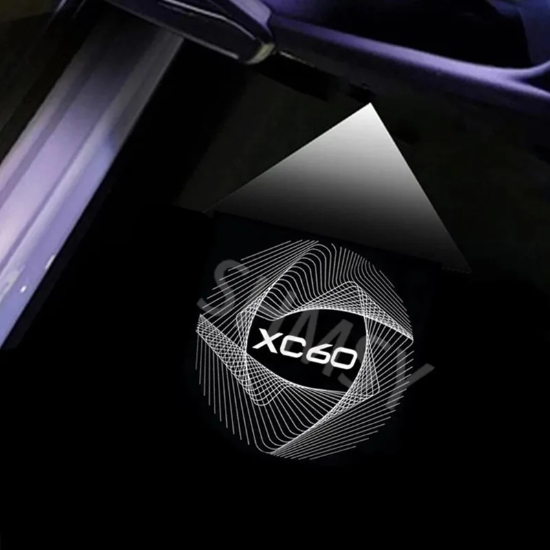 

2 шт., автомобильные фонари, лазерная проекция, аксессуары для ламп Volvo XC60 2022 2021 2020 2019 2018 2017 2016 2015 2014-2009