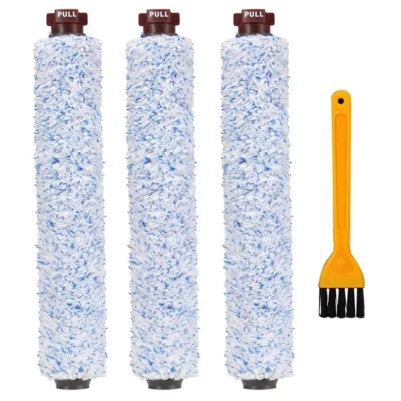 

3 Pack 1926 Hardwood Floor Brush Roll with Cleaning Brush for Bissell CrossWave Pet Pro 2306A & 1785A Series