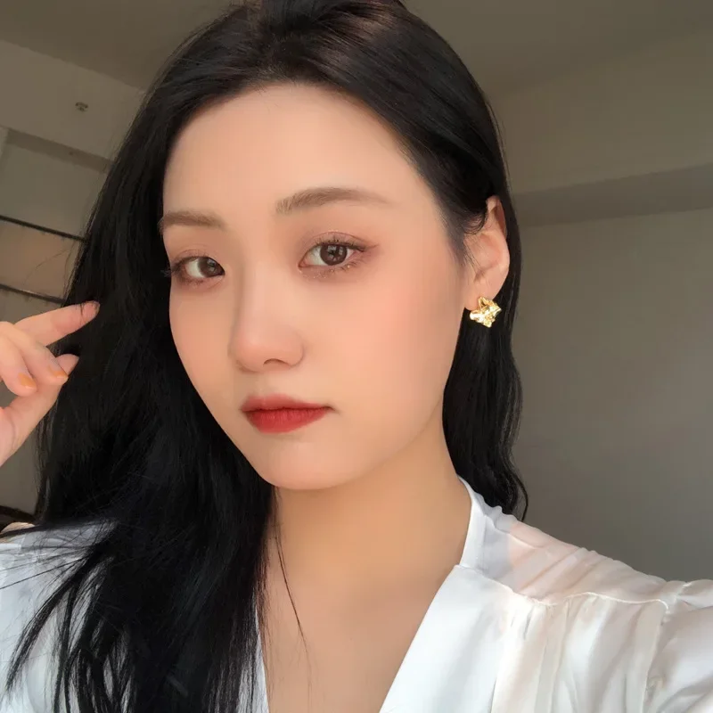 Серьги-гвоздики GUOLE из цинкового сплава