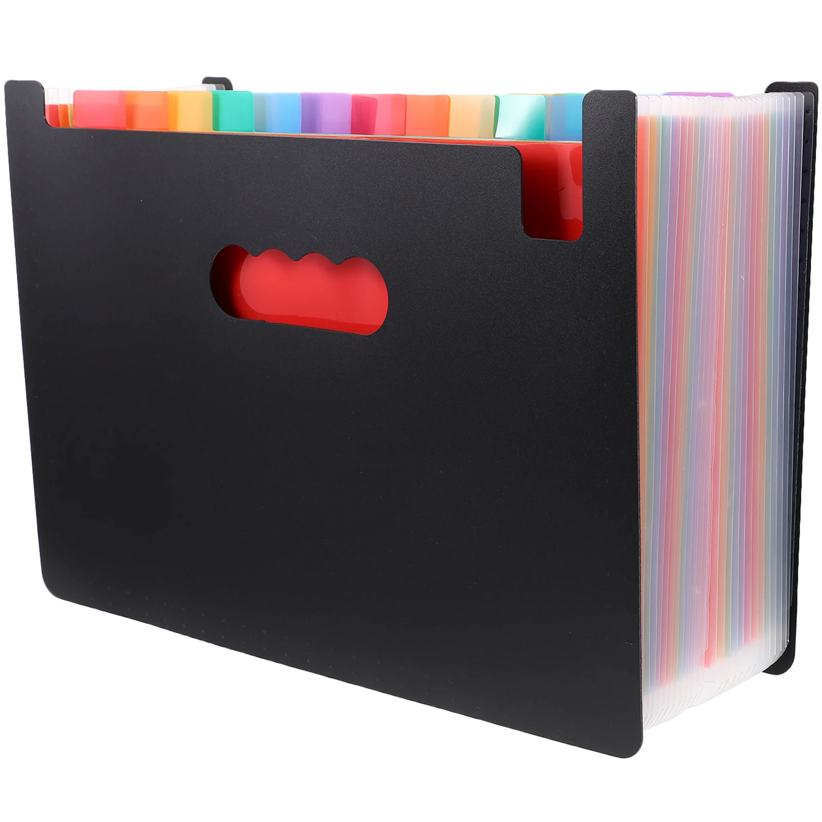 

Desktop Organizer Accordion Folder Colored Sorter Labels Storage Box Small File Holder Pp Expanding Household Office Bag Paper