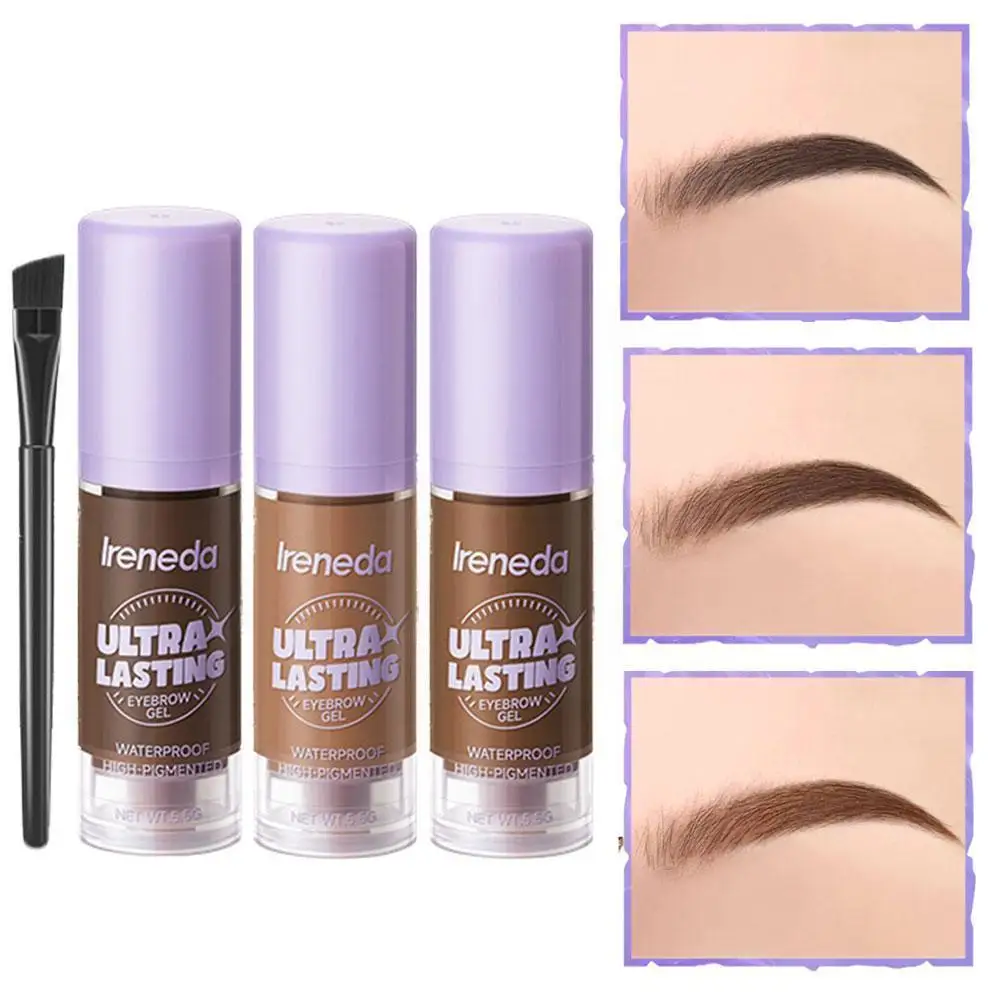 

NEW Multi-function Waterproof Eyebrow Gel High Pigment Cream Brush Enhancers Brow Long-lasting With Cream Dye Eyebrow O0H9