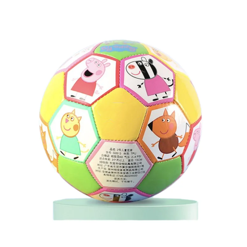 

Peppa Pig anime peripheral No. 2 thickened children's cartoon cute football outdoor parent-child sports ball toys birthday gift