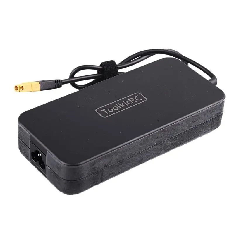 Фото Блок питания Toolkitrc ADP200 200W 4A, выход DC19.5V 10.3A для RC ISDT Gtpower Hotrc, вилка EU, XT60 №3