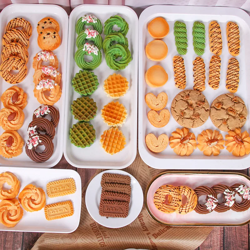 

1PC Artificial Cake Biscuit Dessert Fake Food Decoration Photography Pro Food Simulation Cake Model Tea Table Decoration FCYY020