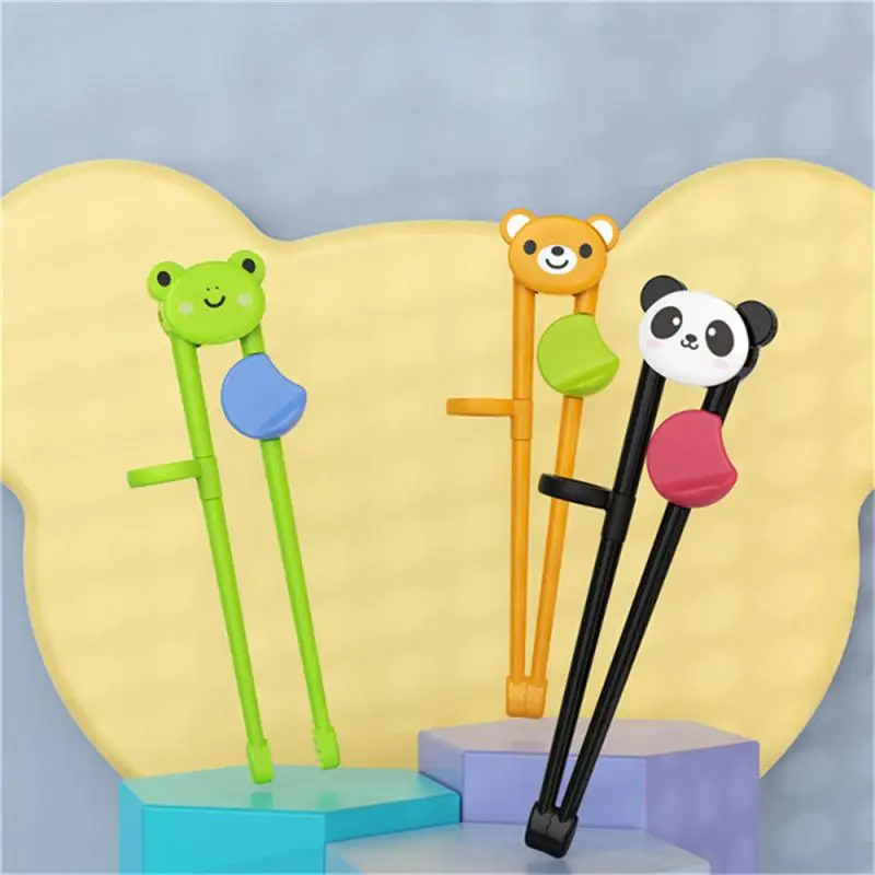 

1Pair Stainless Steel Chopsticks For Kids Cartoon Learning Chop Sticks Reusable Training Chopsticks Cute Children Tableware Set