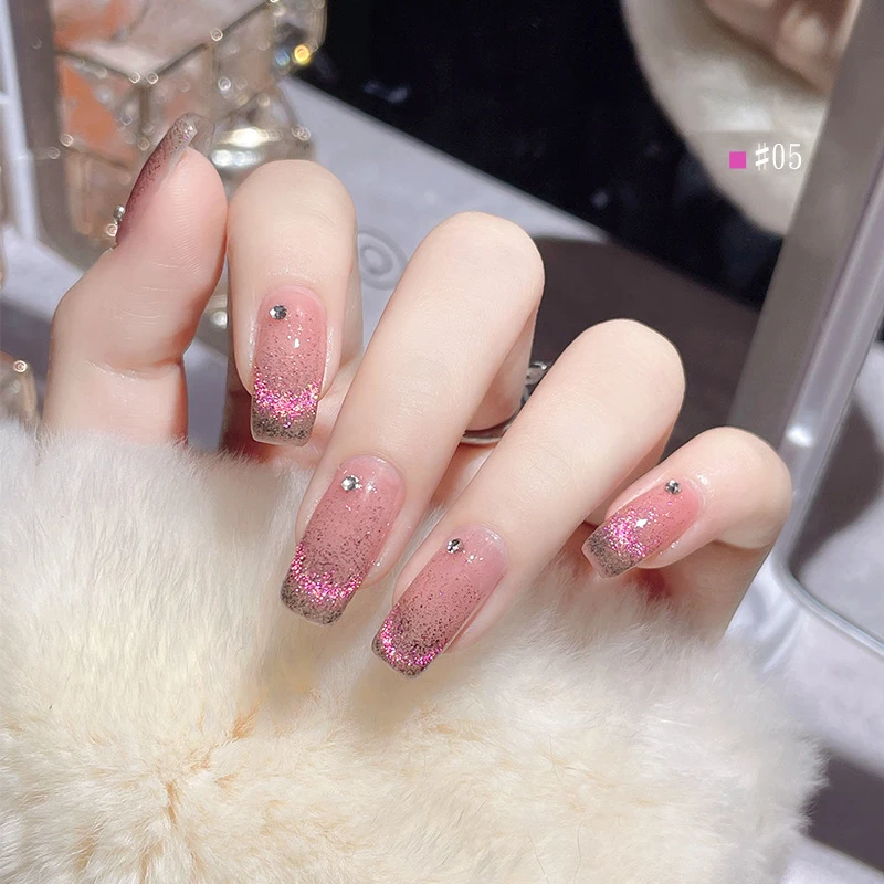 

10ml DIY Manicure Cat's Eye UV Gel Varnish Glitter UV Gel Nail Polish Sparkly Sequins Soak Off Magnetic Colorful Nail Gel Polish