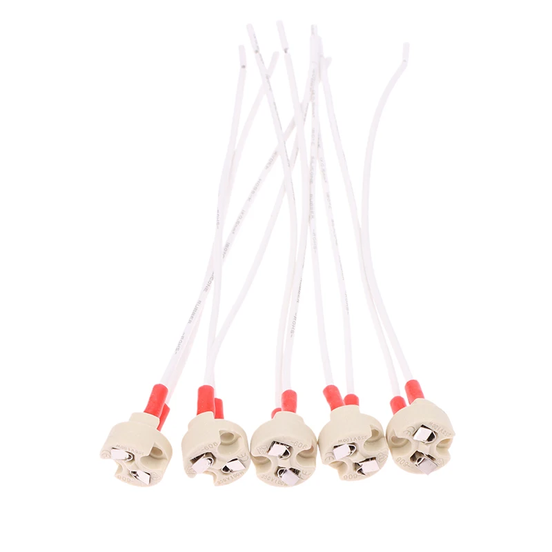 5 шт. держатель лампы GU5.3 MR16 G5.3 улучшенная Европейская основа для круглый патрон 15