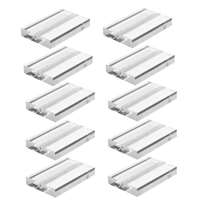 

2X Acrylic Sign Holders Table Number Holders For Display Place Card Holder, Base Stand Wedding Acrylic Sign Stand