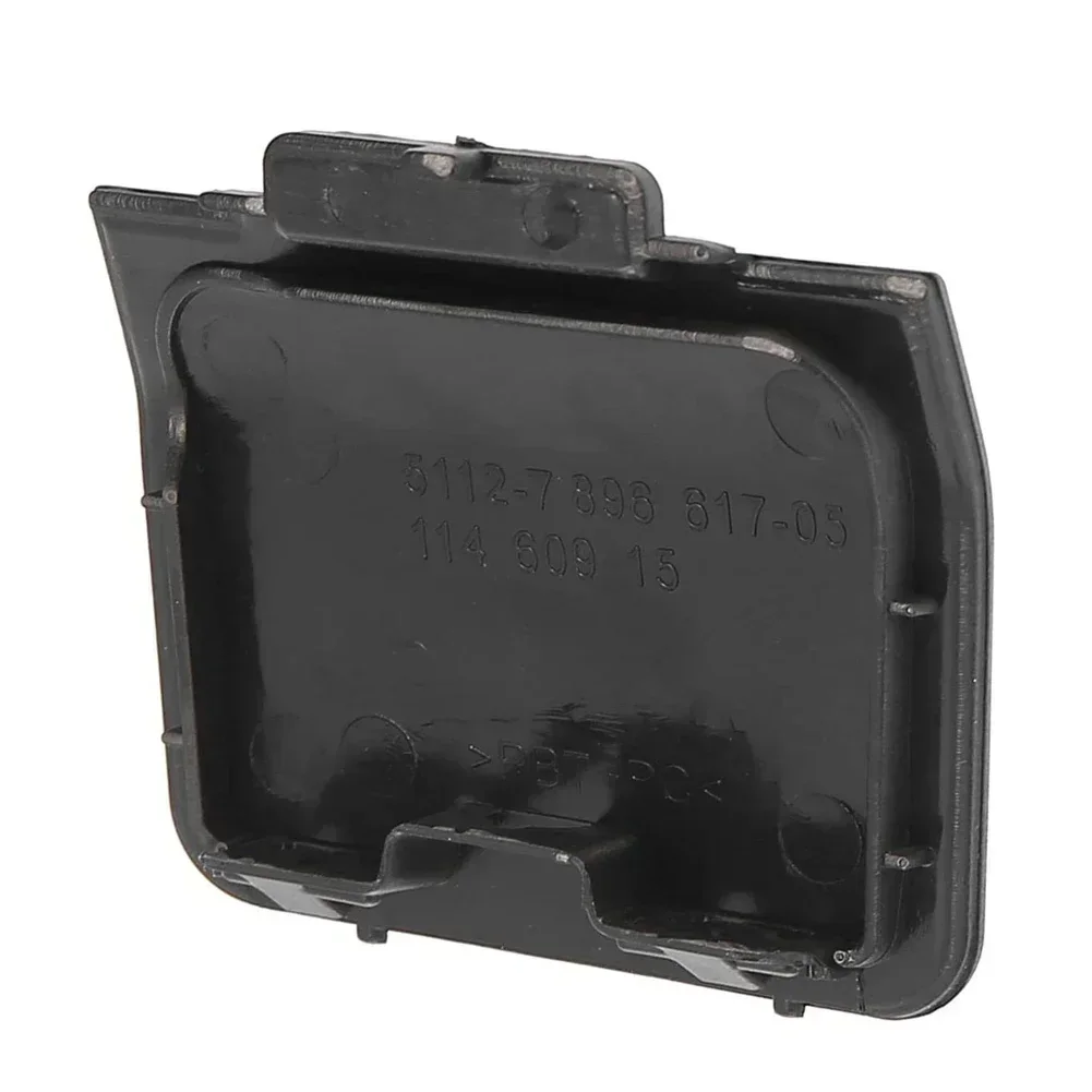 1*для крышки крюка BMW PBT + ПК 7897217 Черный буксирный глазок для бампера 5-местный