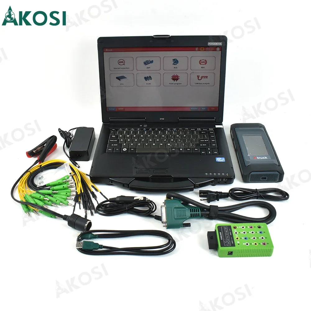 Инспекция шасси Xtruck с ноутбуком CF53 Функция ZF Код чтения для тяжелых грузовиков FAST